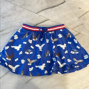 Mini-Boden Harry Potter owl postal skort